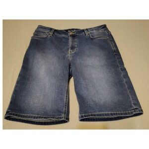 Tommy Bahama Women's Boracay Indigo Denim Bermuda Shorts Ocean Wash Size 8x11 II